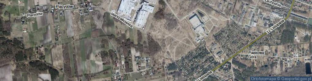 Zdjęcie satelitarne Marszałkowska ul.